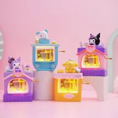 Toptan Sanrio Kuromi Işıklı Müzik Kutusu Sanrio Karakteri Lamba Pompompurin