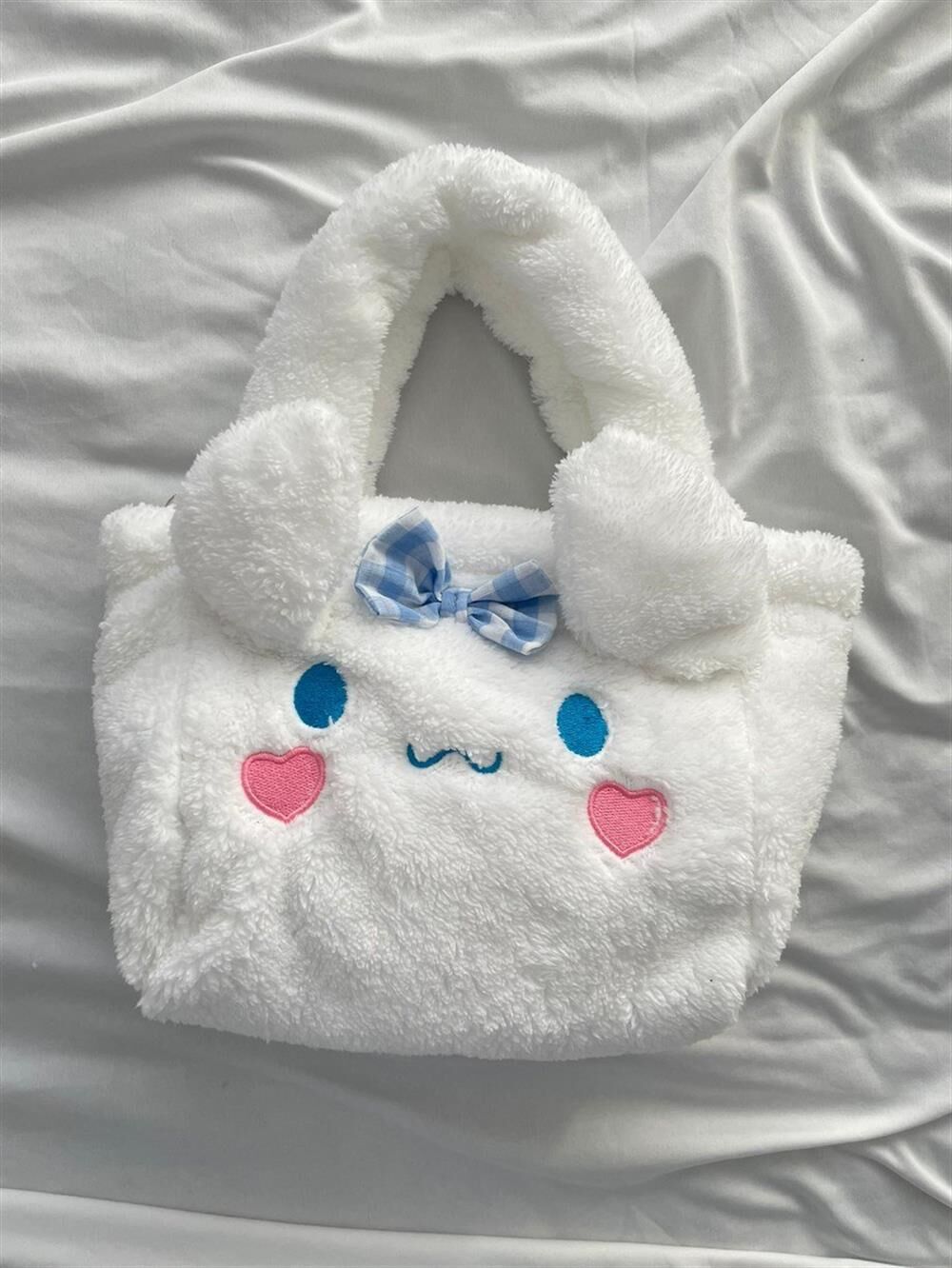 Toptan Cinnamoroll Beyaz Peluş çanta