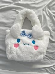 Toptan Cinnamoroll Beyaz Peluş çanta